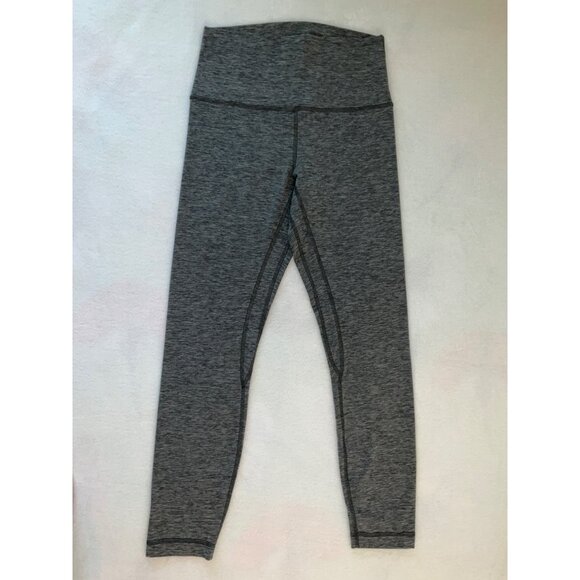Lululemon Align High-Rise Pant 25" Heathered Core Medium Grey size 6 - Picture 3 of 8